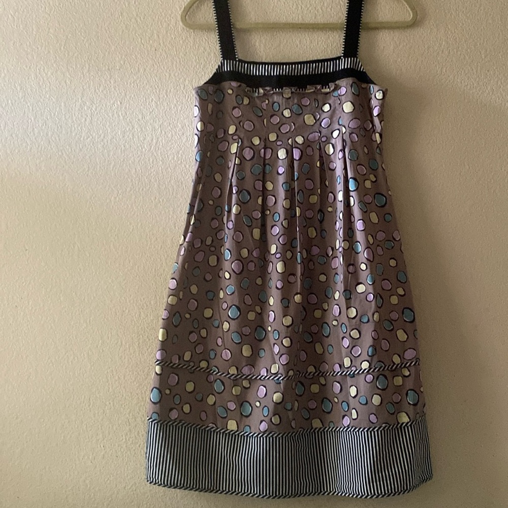BCBG Max Azria size 2 dress stripes and polka dots! - Picture 11 of 14